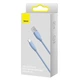 Кабель Baseus Jelly Liquid Silica Gel Fast Charging Data Cable USB to Lightning 2.4A 2m Blue (CAGD000103) - изображение 8