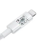 USB кабель Type-C на Lightning для iPhone Baseus Gem Fast-Charging Data Cable (20W, 2m, 480 Mbps). White - зображення 3