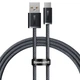 Кабель Type-C на USB Baseus Dynamic Series Fast Charging Data Cable (1m, 100W, 5A, 480 Mbps). Black - зображення 1