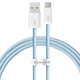 Кабель Type-C на USB Baseus Dynamic Series Fast Charging Data Cable (1m, 100W, 5A, 480 Mbps). Blue - зображення 1
