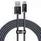 Кабель Type-C на USB Baseus Dynamic Series Fast Charging Data Cable (2m, 100W, 5A, 480 Mbps). Black - зображення 1