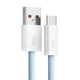 Кабель Type-C на USB Baseus Dynamic Series Fast Charging Data Cable (1m, 100W, 5A, 480 Mbps). Blue - зображення 2