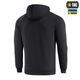 Кофта M-Tac Hoodie Cotton Raglan Hard Black XS 51388002-XS - зображення 4