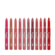 Помада-олівець для губ водостійка Bogenia Velvet Waterproof Matte, 006 Stellar Сіро-рожева - зображення 8