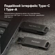 USB флешка Patriot Gen 1 Rage R550 USB 3.2 + Type-C 128GB, Black - изображение 8
