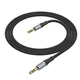 Аудиокабель HOCO UPA26 AUX Male to Male 1m, Black - изображение 4