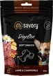 М'які ласощі Savory для собак з ягням і ромашкою 200 г - зображення 1