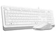 Комплект клавіатура+мишка A4Tech F1010 (White) Fstyler, дротовий, USB, білий колір - зображення 3