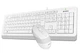 Комплект клавіатура+мишка A4Tech F1010 (White) Fstyler, дротовий, USB, білий колір - зображення 4