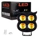 Фара світлодіодна Сова LED 3570 CSP 4 режими 20 Вт білий / жовтий - зображення 1