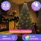Умная гирлянда на елку GarlandoPro 250 LED длина 2.5 м с управлением со смартфона Разноцветный - изображение 1