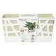 Вазон Idel Flowerbox прямокутний фісташковий/білий 40 см (730041) - изображение 3