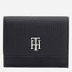 Гаманець жіночий зі штучної шкіри Tommy Hilfiger TH Element CC Holder With Zip Wallet Чорний (8720641961967) - зображення 1