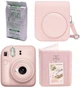 Набор Fujifilm INSTAX Mini 12 Blossom Pink розовая фотокамера мгновенной печати / картридж 10 фото / чехол / альбом 64 фото - изображение 1