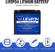 Аккумулятор Eco Worthy LiFePO4 12V 24Ah (288Wh) на 3000+ жизненных циклов - изображение 3