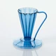 Пуровер CAFEC Tritan Flower Dripper DEEP 27 Clear Navi - изображение 1