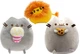 Набор мягких игрушек Pusheen cat 15х12см Пушин Кет с попкорном Кот с пиченьем и Лев 10х7см n-12404 - изображение 1