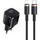 Сетевое Зарядное Устройство Usams US-XFK T36 20W 1C Charger + US-SJ484 U63 20W PD (Черный) - изображение 1