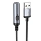 Портативний запальничка запальничка Hoco UA30 USB Black - зображення 3