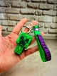 Брелок подвеска на рюкзак Крипер из игры Майнкрафт 3D (Creeper Minecraft) Зеленый - изображение 6