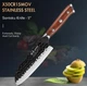 Японський ніж Santoku у подарунковій упаковці TURWHO 5" (X50Cr15MoV Steel"5) - зображення 8