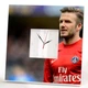 Часы "Дэвид Бекхэм. David Beckham. Футбол" для фанатов украшение спальни, спорт клуба, бара, кафе - изображение 1