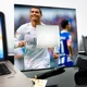 Декоративне дзеркало "Кріштіану Роналду. Ronaldo. Футбол" для футболістів і фанатів прикраса спальні, спорт клубу - зображення 3