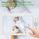 Видеоняня Baby Monitor SM-70PTZ с 7-дюймовым ЖК-монитором, аккумулятор 4000 mah(24 часа работы), обзор 355 град, датчиком звука, ночное видение, поворотная радионяня и измерением температуры - изображение 7
