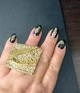 Кольцо женское минимализм Абстракция jeweston золотистое - изображение 9