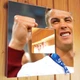 Зеркало "Криштиану Роналду. Ronaldo. Футбол" для футболистов, фанатов, украшение спальни, спорт клуба, бара - изображение 1