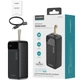 Powerbank павербанк УМБ Choetech 40000mAh 22.5W PD QC3.0 Type-C In/out 2xUSB-A Li-Pol Black (B731-ACBK) - зображення 2