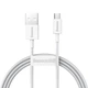 Кабель Baseus USB - Micro-USB 2м 2A Superior White (CAMYS-A02) - зображення 1