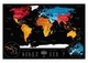 Скретч карта мира Travel Map Weekend Black World (gold) (англ.) (13072) - изображение 4