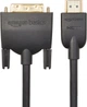 Кабель Amazon Basics HDMI to DVI 1920x1080@60Hz, Bi-Directional, 1.8м, black - изображение 3
