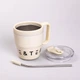 Термочашка Coffee & Tea з трубочкою бежева - зображення 3