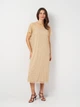 Платье женское Zara 6895/471 XS/S Бежевое (06895004712103) - изображение 1