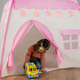 Детская игровая палатка домик + светодиодные фонари Kruzzel 126 х 130 х 90 см (23472) - изображение 4