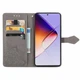 Чехол Vintage для Infinix Note 40 / X6853 книжка кожа PU с визитницей серый - изображение 2
