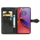 Чохол Vintage для Motorola Moto G84 шкіра PU з візитницею чорний - зображення 2