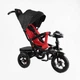 Велосипед 3-х колісний дитячий, Best Trike, надувні колеса, фара музична, з USB, пульт. Black and Red (164864) - зображення 2