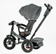 Велосипед 3-х колесный детский, Best Trike, надувные колеса, фара музыкальная, с USB, пульт. Black (150259) - изображение 2