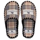 Чоловічі тапочки домашні войлочні з закритим носком Burberry 44-45 ( 28-29 см ) беж - зображення 1