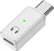 Аудіоконвертер перехідник для навушників Lightning - Type C White - изображение 5