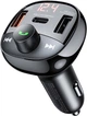 FM-трансмітер Remax Lodi Series 2xUSB + Type-C 54.5W Black (RCC331) - зображення 1