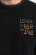 Чорний свитер з контрастними вставками La Martina 6960 XXL - зображення 6