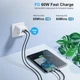 Кабель Choetech PowerSync Charging Cable USB-C to USB-C PD 60W 3A 2m Black (XCC-1015-BK) - зображення 7