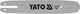 Шина для пилы YATO l= 12"/ 30 см (44 звена) 3/8" (9.52 мм) Т-0.05" (1.3 мм) (YT-849299) - изображение 1