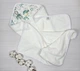 Детское полотенце-уголок 80х80 a.l.babybox Морские жители Белое - изображение 1