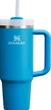 Термокружка Stanley Quencher H2.0 FlowState Stainless Steel Vacuum Insulated Tumbler Синяя 887 мл - изображение 1