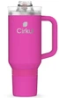 Термокружка с ручкой Cirkul All-Day StrawSip из нержавеющей стали Малиновая 1183 мл - изображение 1